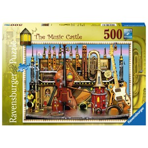 Ravensburger (14779) - Colin Thompson: "The Music Castle" - 500 brikker puslespil