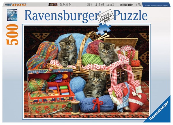 Ravensburger (14785) - "Knitter's Delight" - 500 brikker puslespil