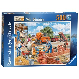 Ravensburger (14736) - Trevor Mitchell: "The Builder" - 500 brikker puslespil