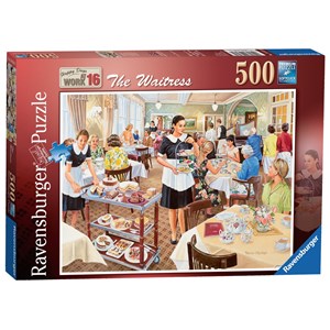 Ravensburger (14818) - Trevor Mitchell: "The Waitress" - 500 brikker puslespil