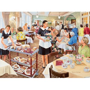 Ravensburger (14818) - Trevor Mitchell: "The Waitress" - 500 brikker puslespil