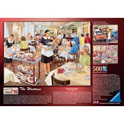 Ravensburger (14818) - Trevor Mitchell: "The Waitress" - 500 brikker puslespil