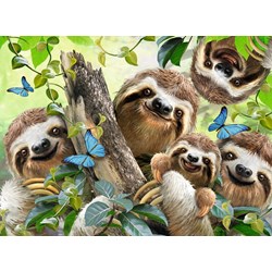 Ravensburger (14790) - "Sloth Selfie" - 500 brikker puslespil