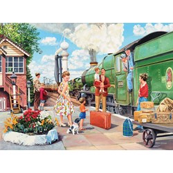 Ravensburger (14291) - Trevor Mitchell: "The Train Driver" - 500 brikker puslespil