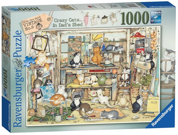 Ravensburger (19852) - Linda Jane Smith: "Dad's Shed" - 1000 brikker puslespil