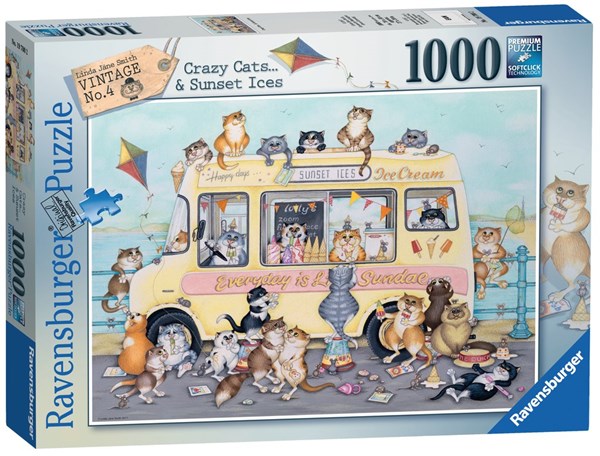 Ravensburger (19700) - Linda Jane Smith: "Sunset Ices" - 1000 brikker puslespil