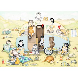 Ravensburger (19588) - Linda Jane Smith: "The Caravan" - 1000 brikker puslespil