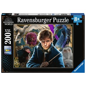 Ravensburger (12611) - "Fantasy Animals af Norbert Dragonneau" - 200 brikker puslespil