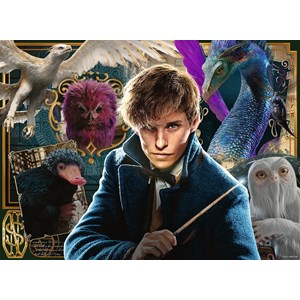 Ravensburger (12611) - "Fantasy Animals af Norbert Dragonneau" - 200 brikker puslespil