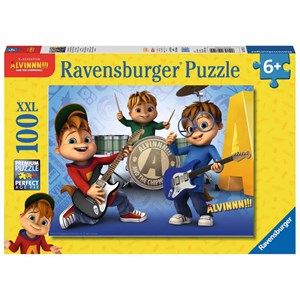 Ravensburger (10712) - "Alvin & de frække jordegern" - 100 brikker puslespil