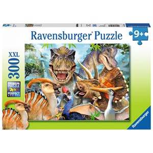 Ravensburger (13246) - "Glade Dinosaur" - 300 brikker puslespil