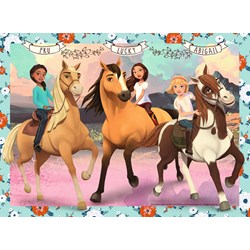 Ravensburger (10748) - "Lucky og hendes venner" - 100 brikker puslespil