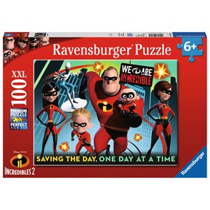 Ravensburger (10716) - "The Incredibles 2" - 100 brikker puslespil