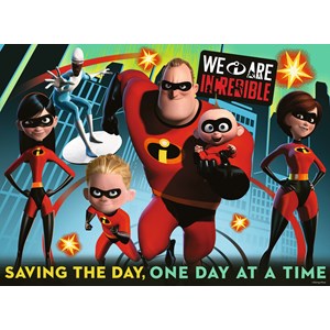 Ravensburger (10716) - "The Incredibles 2" - 100 brikker puslespil