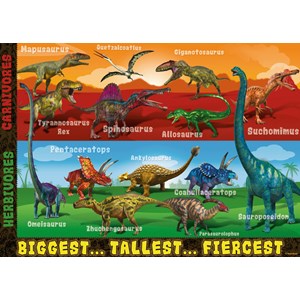 Ravensburger (05516) - "Extreme Dinosaurs" - 60 brikker puslespil