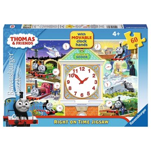 Ravensburger (07327) - "Thomas Right on Time Puzzle" - 60 brikker puslespil