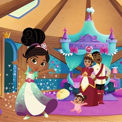 Ravensburger (08056) - "Nella Prinsessen" - 49 brikker puslespil