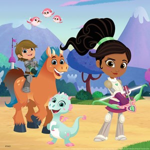 Ravensburger (08056) - "Nella Prinsessen" - 49 brikker puslespil