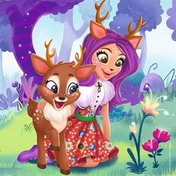 Ravensburger (08061) - "Enchantimals" - 49 brikker puslespil