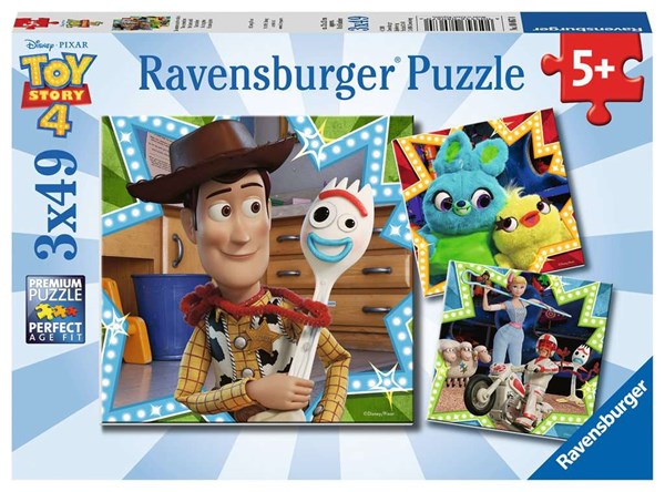 Ravensburger (08067) - "Toy Story 4" - 49 brikker puslespil