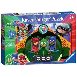 Ravensburger (08663) - "PJ Masks" - 35 brikker puslespil