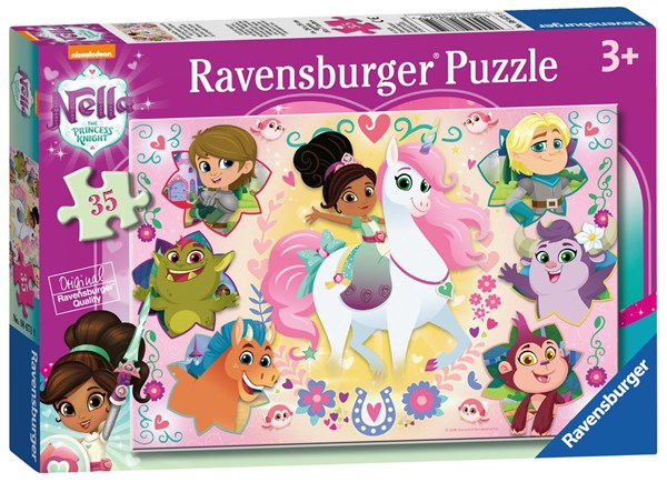 Ravensburger (08671) - "Nella the Princess Knight" - 35 brikker puslespil