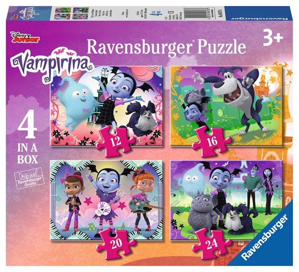 Ravensburger (06973) - "Vampirina" - 12 16 20 24 brikker puslespil