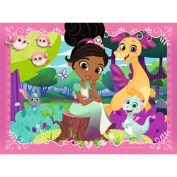Ravensburger (06982) - "Nella the Princess Knight" - 12 16 20 24 brikker puslespil