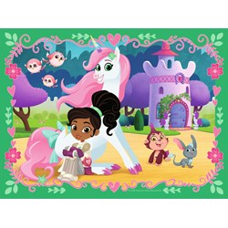 Ravensburger (06982) - "Nella the Princess Knight" - 12 16 20 24 brikker puslespil