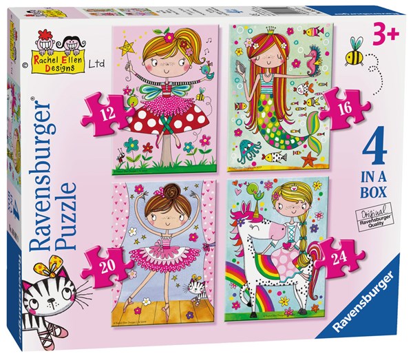 Ravensburger (06901) - Rachel Ellen: "Rachel Ellen Girls" - 12 16 20 24 brikker puslespil