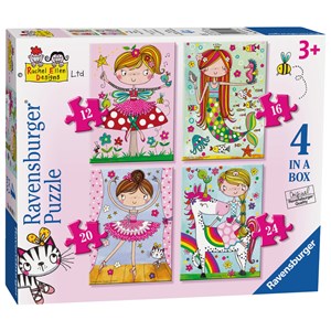 Ravensburger (06901) - Rachel Ellen: "Rachel Ellen Girls" - 12 16 20 24 brikker puslespil