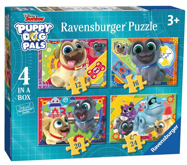 Ravensburger (06988) - "Puppy Dog Pals" - 12 16 20 24 brikker puslespil