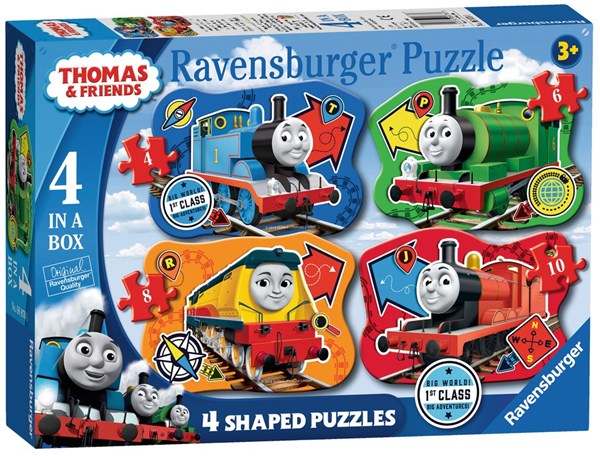 Ravensburger (06978) - "Thomas & Friends, Big World Adventures" - 4 6 8 10 brikker puslespil