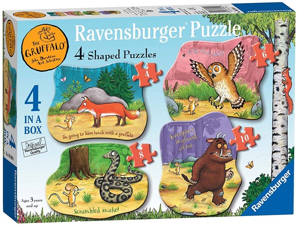 Ravensburger (06980) - "The Gruffalo" - 4 6 8 10 brikker puslespil