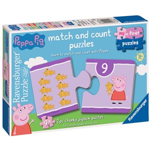 Ravensburger (06999) - "Peppa Pig" - 2 brikker puslespil