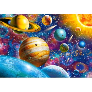 Castorland (C-104314) - "Solar System Odyssey" - 1000 brikker puslespil