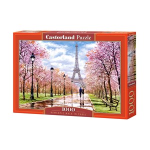 Castorland (C-104369) - "Romantic Walk In Paris" - 1000 brikker puslespil
