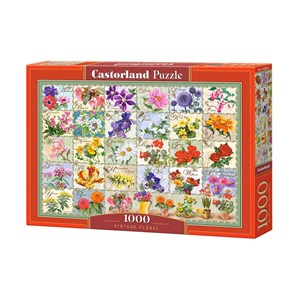 Castorland (C-104338) - "Vintage Floral" - 1000 brikker puslespil