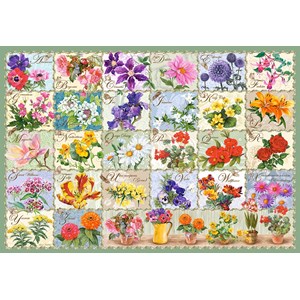 Castorland (C-104338) - "Vintage Floral" - 1000 brikker puslespil