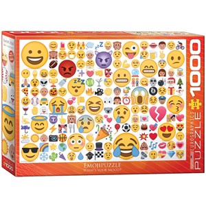 Eurographics (6000-0816) - "Emojipuzzle What's your Mood?" - 1000 brikker puslespil