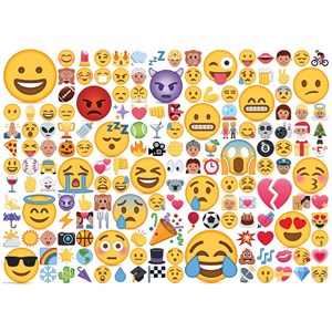 Eurographics (6000-0816) - "Emojipuzzle What's your Mood?" - 1000 brikker puslespil