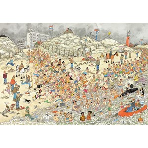 Jumbo (19040) - Jan van Haasteren: "New Year's Dip" - 2000 brikker puslespil