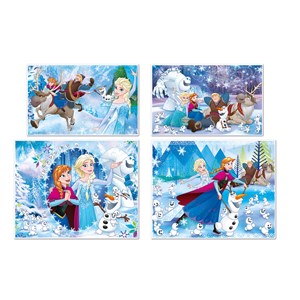 Clementoni (07723) - "Frozen" - 20 60 100 180 brikker puslespil