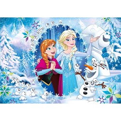 Clementoni (07723) - "Frozen" - 20 60 100 180 brikker puslespil