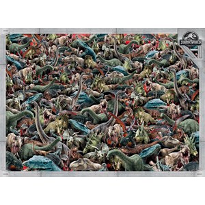 Clementoni (39470) - "Jurassic World" - 1000 brikker puslespil