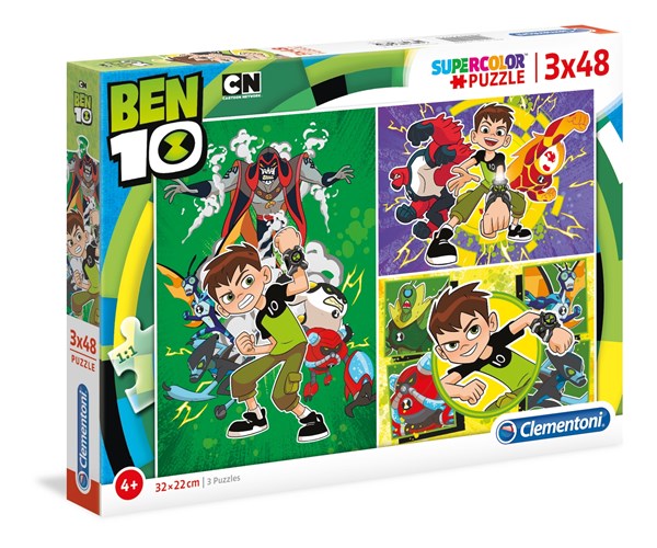Clementoni (25225) - "Ben 10" - 48 brikker puslespil