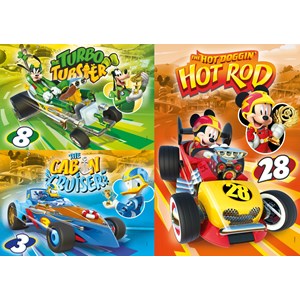 Clementoni (25227) - "Mickey and The Roadster Racers" - 48 brikker puslespil