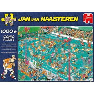 Jumbo (19094) - Jan van Haasteren: "Hockey Mesterskab" - 1000 brikker puslespil