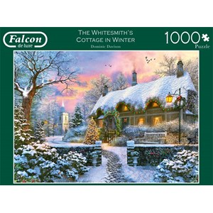 Falcon (11227) - Dominic Davison: "The Whitesmith’s Cottage in Winter" - 1000 brikker puslespil