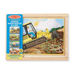 Melissa and Doug (3792) - "Construction" - 12 brikker puslespil